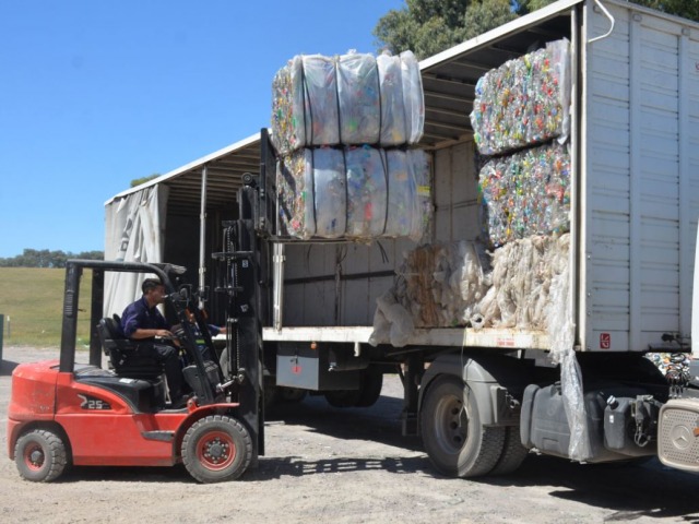 Procesaron 35 mil kilos de reciclables en la planta local